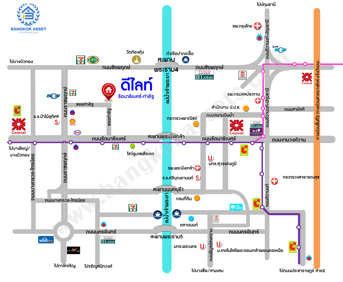 *****บ้านเดี่ยวมือสอง โครงการ ดีไลท์ รัตนาธิเบศร์-ท่าอิฐ หลังมุม เนื้อที่กว้าง 56.90  ตร.ว. ฟังก์ชัน 3 ห้องนอน 3 ห้องน้ำ 2 ที่จอดรถ บ้านเหมือนใหม่ เจ้าของเดิมดูแลอย่างดี โครงการบนทำเลเดินทางสะดวก เชื่อมต่อถนนรัตนาธิเบศร์  ใกล้รถไฟฟ้าสายสีม่วง "สถานีบางรักน้อยท่าอิฐ" และจุดขึ้นทางด่วน "ศรีรัช"