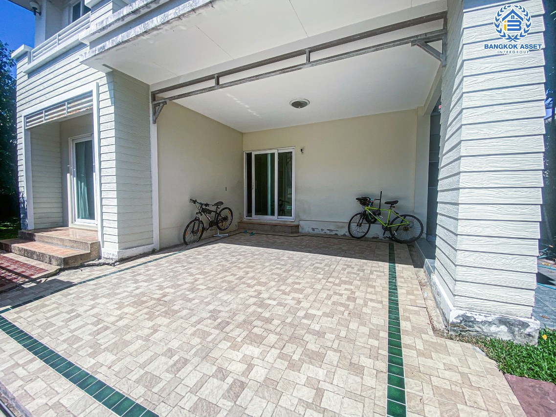 *****บ้านเดี่ยวมือสองนนทบุรี โครงการ คาซ่าวิลล์ ราชพฤกษ์-แจ้งวัฒนะ หลังมุม เนื้อที่กว้างขวางถึง 89.2 ตร.ว. ฟังก์ชัน 3 ห้องนอน 3 ห้องน้ำ 2 ที่จอดรถ บ้านสวยพร้อมอยู่ แถมฟรี! 5 เครื่องปรับอากาศ บนทำเลติดถนนราชพฤกษ์ ใกล้รถไฟฟ้าสายสีม่วง "สถานีบางรักน้อยท่าอิฐ" และทางด่วน "แจ้งวัฒนะ"