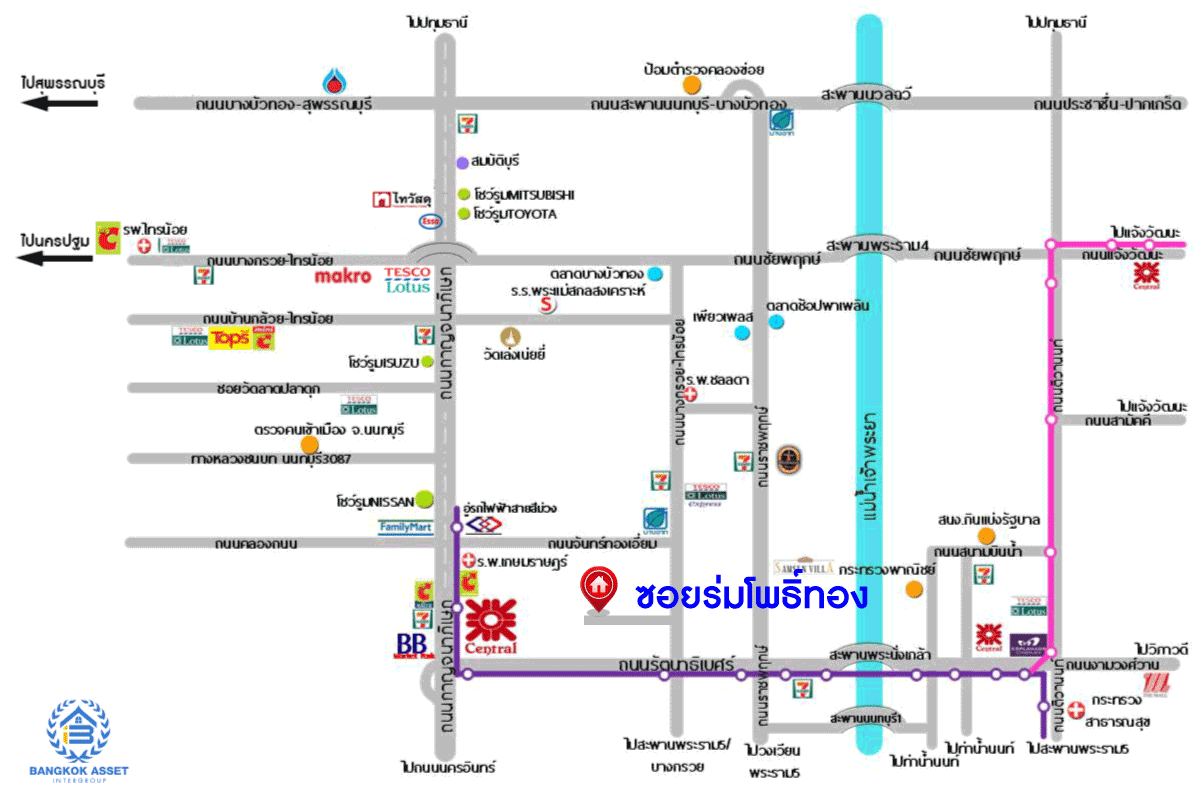 *****บ้านแฝดมือสองนนทบุรี หมู่บ้าน ซอย ร่มโพธิ์ทอง บางกรวย-ไทรน้อย เนื้อที่กว้างขวาง 40 ตร.ว. ฟังก์ชัน 2 ห้องนอน 1 ห้องน้ำ 1 ที่จอดรถ บ้านสภาพดี ทาสีใหม่ บนทำเลเดินทางสะดวก เชื่อมต่อถนนบางกรวย-ไทรน้อย, ถนนรัตนาธิเบศร์ ใกล้รถไฟฟ้าสายสีม่วง "สถานีบางพลู" จองเลย!