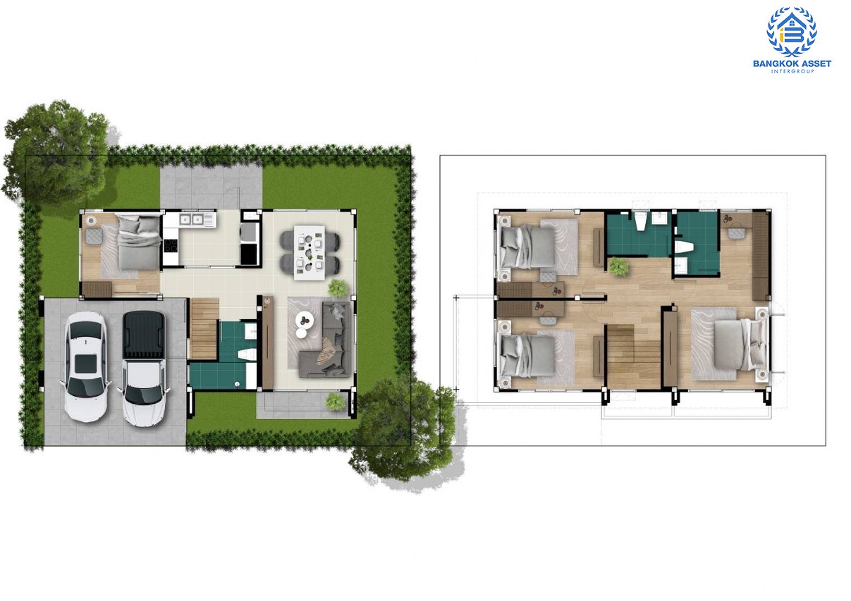 *****บ้านแฝดมือหนึ่งนนทบุรี โครงการ บ้านทรัพย์มีนา3 ปิ่นเกล้า-ศาลายา หลังมุม เนื้อที่กว้าง 38.1 ตร.ว. ฟังก์ชัน 4 ห้องนอน 3 ห้องน้ำ 2 ที่จอดรถ โครงการอยู่ระหว่างก่อสร้าง ออกแบบ และใช้วัสดุอย่างดี บนทำเลแห่งการเดินทาง เชื่อมต่อถนนกรุงนนท์-จงถนอม, ถนนกาญจนาภิเษก, ถนนนครอินทร์ จองเลย!