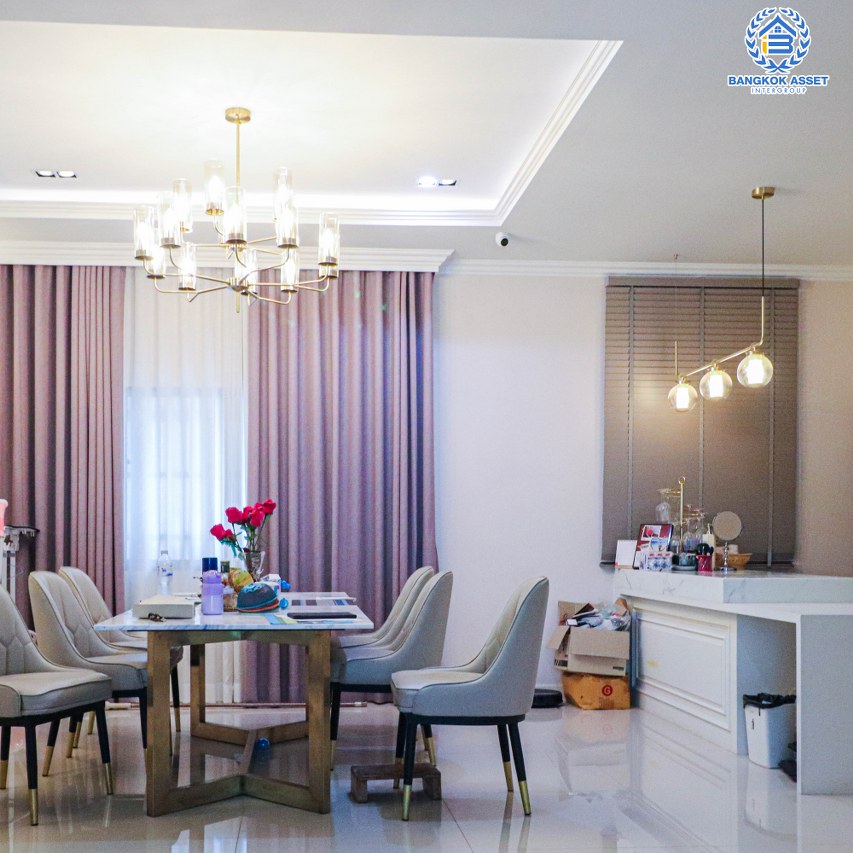 *****บ้านเดี่ยวมือสองกรุงเทพฯ โครงการ บุราสิริ วัชรพล หลังมุม เนื้อที่กว้างขวางถึง 116.9  ตร.ว. ฟังก์ชัน 6 ห้องนอน 5 ห้องน้ำ 4 ที่จอดรถ ตกแต่งหรูหรา จัดสรรพื้นที่ใช้สอยได้ดั่งใจ บนทำเลเดินทางสะดวก เชื่อมต่อ ถนนสุขาภิบาล5, ถนนรัตนโกสินทร์สมโภช, ถนนเพิ่มสิน ใกล้จุดขึ้นทางด่วน "ฉลองรัช"