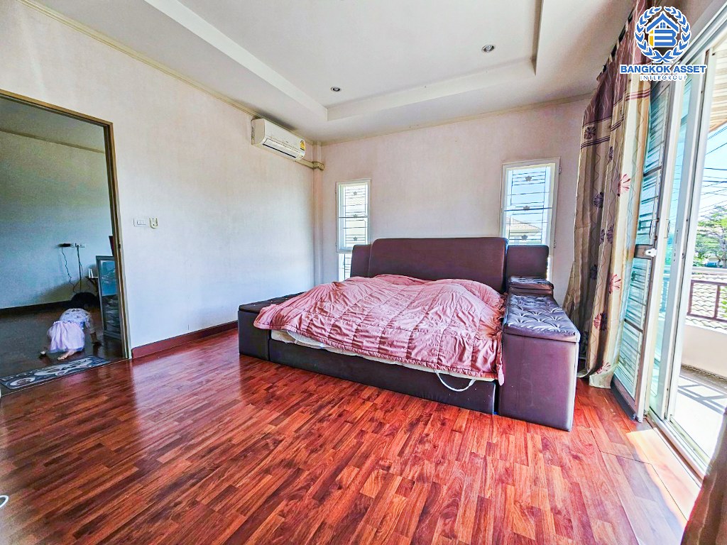 *****บ้านเดี่ยวมือสอง โครงการ ศุภาลัยพาร์ควิลล์ วงแหวน-ราชพฤกษ์ เนื้อที่ 74.90 ตร.ว. ฟังก์ชัน 4 ห้องนอน 4 ห้องน้ำ 2 ที่จอดรถ แถมฟรี! เครื่องปรับอากาศ บ้านอยู่ตรงข้ามสวนสาธารณะของโครงการ  เชื่อมต่อถนนสะพานนนทบุรี-บางบัวทอง ถนนถนนชัยพฤกษ์ ถนนกาญจานาภิเษก