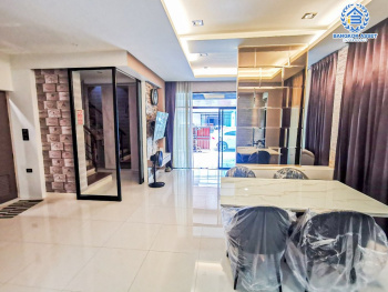 *****บ้านแฝดมือสอง โครงการ เปี่ยมสุข บางบัวทอง เนื้อที่ 35.80 ตร.ว. ฟังก์ชัน 3 ห้องนอน 2 ห้องน้ำ 2 ที่จอดรถ สภาพเหมือนใหม่ พิเศษ! แถมเฟอร์นิเจอร์ทั้งหลัง โครงการตั้งบนทำเลเดินทางสะดวก เชื่อมต่อถนนบางกรวย-ไทรน้อย ถนนกาญจนาภิเษก ถนนรัตนาธิเบศร์ ใกล้เซ็นโรบินสัน ไลฟ์สไตล์ ราชพฤกษ์