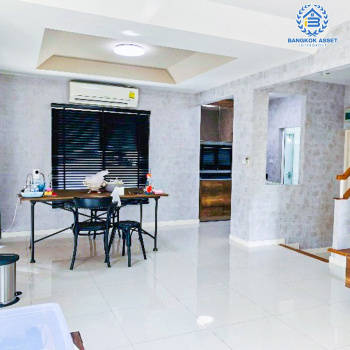 *****บ้านเดี่ยวมือสองสมุทรสาคร โครงการ พฤกษ์ลดา เพชรเกษม-สาย4 เนื้อที่กว้างขวางถึง 60.8 ตร.ว. ฟังก์ชัน 3 ห้องนอน 3 ห้องน้ำ 2 ที่จอดรถ บ้านสภาพสวย พร้อมอยู่ แถมฟรี! 4 เครื่องปรับอากาศ 1 เครื่องทำน้ำอุ่น บนทำเลเชื่อมต่อ ถนนพุทธสาคร, ถนนเพรชเกษม