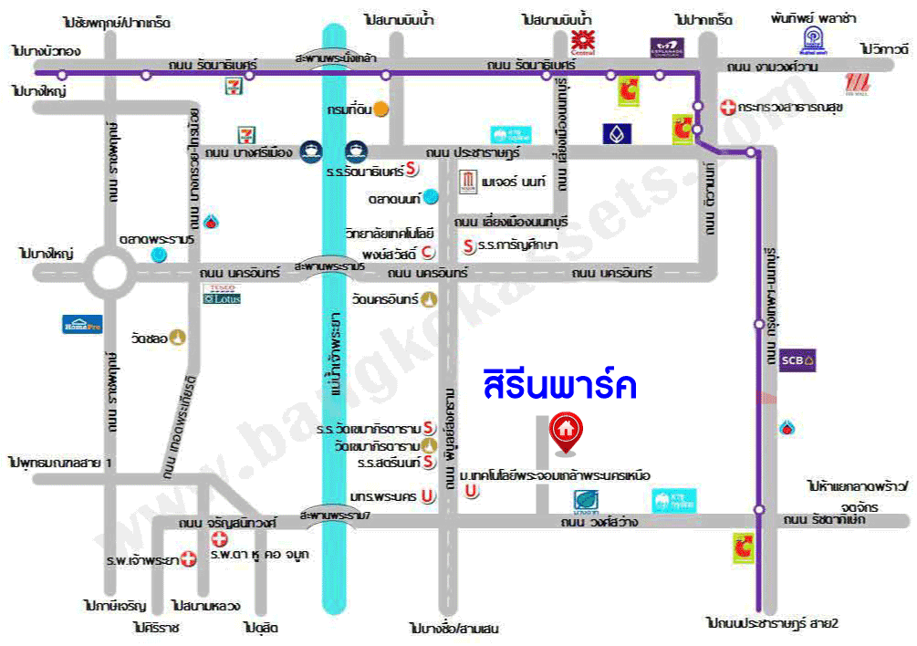 *****ทาวน์เฮ้าส์ 3 ชั้น โครงการ สิรีนพาร์ค2 งามวงศ์วาน เนื้อที่ 18.80 ตร.ว. ฟังก์ชัน 5 ห้องนอน 5 ห้องน้ำ เป็นห้องเช่า 5 ห้อง มีห้องน้ำในตัว ขายพร้อมผู้เช่า โครงการบนทำเลเดินทางสะดวก เชื่อมต่อถนนพิบูลย์สงคราม ถนนวงศ์สว่าง ถนนนครอินทร์ ใกล้รถไฟฟ้าสายสีม่วง "สถานีวงศ์สว่าง" และจุดขึ้นทางด่วน "ศรีรัช"