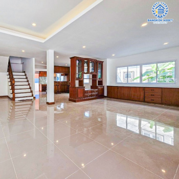 *****บ้านเดี่ยวมือสองนนทบุรี โครงการ ลานทอง ปากเกร็ด เนื้อที่กว้างขวางถึง 72 ตร.ว. ฟังก์ชัน 3 ห้องนอน 4 ห้องน้ำ 2 ที่จอดรถ บ้านตกแต่งใหม่ ภายในสวยมาก บนทำเลแห่งการเดินทาง เชื่อมต่อถนนติวานนท์ ใกล้รถไฟฟ้าสายสีชมพู "สถานีห้าแยกปากเกร็ด" และจุดขึ้นทางด่วน "แจ้งวัฒนะ"