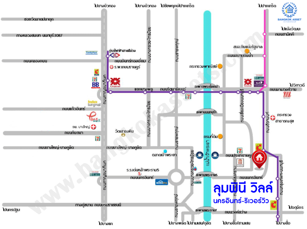 *****คอนโดมิเนียมมือสองนนทบุรี โครงการ ลุมพินี วิลล์ นครอินทร์-ริเวอร์วิว เนื้อที่ 22.84 ตร.ม. ฟังก์ชัน 1 ห้องนอน 1 ห้องน้ำ 1 ที่จอดรถ คอนโดสภาพดี น่าอยู่ บนทำเลเดินทางสะดวก เชื่อมต่อ ถนนนครอินทร์, ถนนกรุงเทพ-นนทบุรี ใกล้รถไฟฟ้าสายสีม่วง "สถานีแยกติวานนท์" ในราคาสุดคุ้ม!