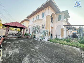 *****บ้านเดี่ยวมือสองนนทบุรี โครงการ ชิชากร แก้วอินทร์ หลังมุม เนื้อที่กว้างขวางถึง 80 ตร.ว. ฟังก์ชัน 3 ห้องนอน 4 ห้องน้ำ 2 ที่จอดรถ บ้านอยู่ระหว่างรีโนเวทใหม่ บนทำเลเดินทางสะดวก เชื่อมต่อถนนกาญจนาภิเษก, ถนนรัตนาธิเบศร์ ใกล้รถไฟฟ้าสายสีม่วง "สถานีตลาดบางใหญ่" เพียง 10 นาที !