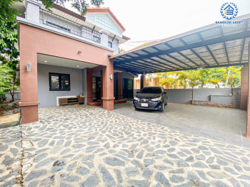 *****บ้านเดี่ยวมือสอง โครงการ มณีรินทร์ เลค แอนด์ พาร์ค 345 เนื้อที่ 62.20 ตร.ว. ฟังก์ชัน 4 ห้องนอน 2 ห้องน้ำ 3 ที่จอดรถ ทำเลเดินทางสะดวก เชื่อมต่อถนนศรีสมาน ถนนกาญจนาภิเษก ถนนสะพานนนทบุรี-บางบัวทอง(345) ใกล้ห้างสรรพสินค้าเซ็นทรัลเวสต์วิลล์ และจุดขึ้นทางด่วน "ศรีสมาน"