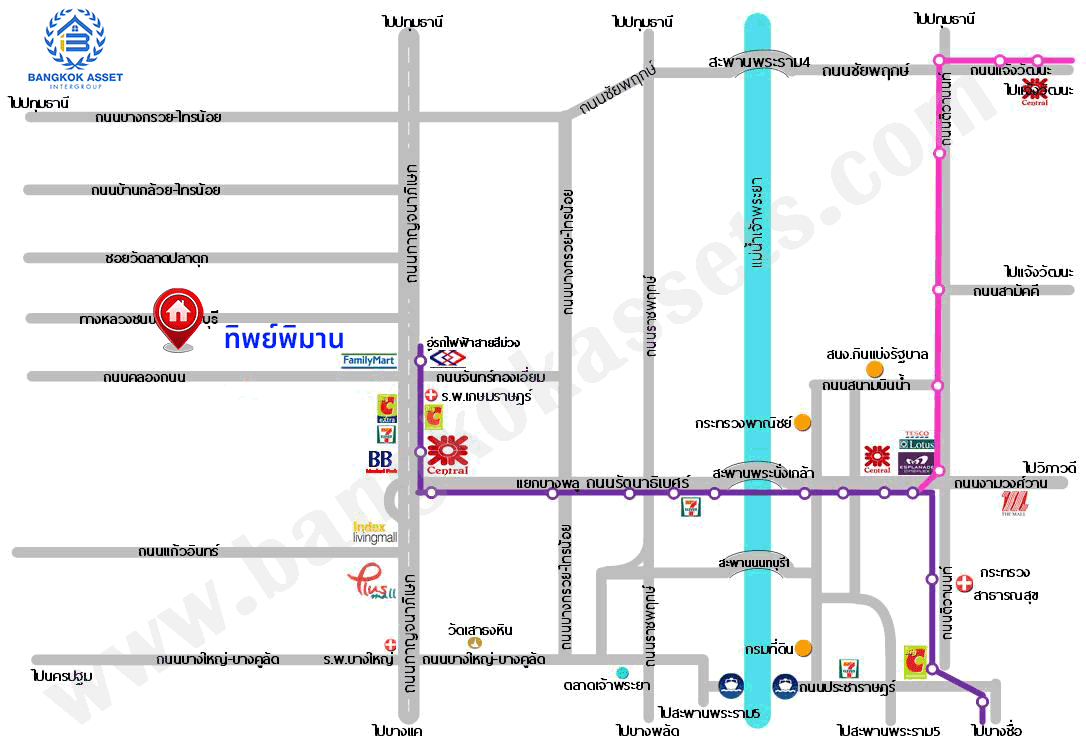 *****ทาวน์เฮ้าส์มือสองนนทบุรี โครงการ ทิพย์พิมาน บ้านริมคลอง เนื้อที่กว้าง 21 ตร.ว. ฟังก์ชัน 4 ห้องนอน 2 ห้องน้ำ บ้านสภาพดี บนทำเลเดินทางเข้า-ออกได้หลายทาง เชื่อมต่อ ถนนกาญจนาภิเษก, ถนนนครอินทร์ ใกล้รถไฟฟ้ารถไฟฟ้าสายสีม่วง "สถานีคลองบางไผ่" และทางด่วน "กาญจนาภิเษก" ราคาถูกสุดในย่านนี้