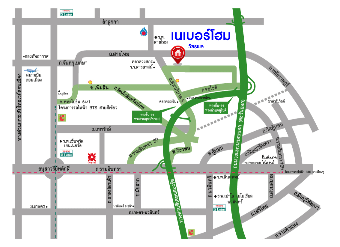 *****บ้านเดี่ยวมือสองกรุงเทพฯ โครงการ เนเบอร์โฮม วัชรพล หลังมุม เนื้อที่กว้าง 106.1 ตร.ว. ฟังก์ชัน 4 ห้องนอน 3 ห้องน้ำ 2 ที่จอดรถ บ้านเนื้อที่กว้าง บนทำเลเชื่อมต่อ ถนนสายไหม, ถนนหทัยราษฎร์, ถนนลำลูกกา, ถนนสุขาภิบาล5 ใกล้รถไฟฟ้าสายสีเขียว "สถานีคูคต"  และทางด่วน "รามอินทรา-อาจณรงค์" ในราคาสุดคุ้ม !