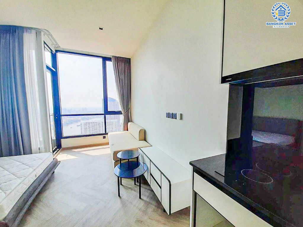 *****คอนโดมิเนียมมือสอง โครงการ แชปเตอร์ เจริญนคร- ริเวอร์ไซด์ เนื้อที่ 25.40 ตร.ม. ฟังก์ชัน 1 ห้องนอน 1 ห้องน้ำ 1 ที่จอดรถ คอนโดวิวสวยติดแม่น้ำเจ้าพระยา ตกแต่งสไตล์โมเดิร์นเรียบหรู ใกล้ไอคอนสยาม เชื่อมต่อถนนกรุงธนบุรี ถนนเจริญนคร ใกล้รถไฟฟ้าสายสีทอง "สถานีกรุงธนบุรี" และจุดขึ้นทางด่วน "ศรีรัช"