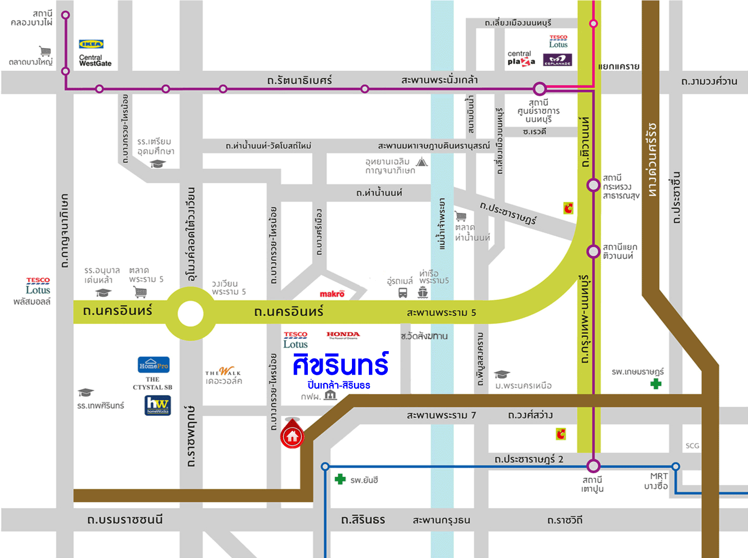 *****บ้านเดี่ยวมือสองนนทบุรี โครงการ ศิขรินทร์ ปิ่นเกล้า-สิรินธร หลังมุม เนื้อที่ 59.10 ตร.ว. ฟังก์ชัน 3 ห้องนอน 2 ห้องน้ำ 2 ที่จอดรถ บ้านเดี่ยวหลังใหญ่พร้อมอยู่ บนทำเลเดินทางสะดวก เชื่อมต่อถนนบางกรวย-ไทรน้อย ใกล้รถไฟฟ้าสายสีแดง "สถานีบางบำหรุ" และทางพิเศษประจิมรัถยา ในราคาคุ้มสุดในโครงการ!