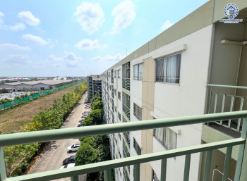 *****คอนโดมิเนียมมือสองกรุงเทพมหานคร โครงการ ลุมพินี คอนโดทาวน์ ร่มเกล้า-สุวรรณภูมิ ห้องมุม เนื้อที่กว้างมากถึง 42 ตร.ม. ฟังก์ชัน 2 ห้องนอน 2 ห้องน้ำ คอนโด 2 ห้องทะลุติดกัน มีความเป็นส่วนตัวสุดๆ บนทำเลใกล้สนามบินสุวรรณภูมิ เชื่อมต่อ ถนนร่มเกล้า, ถนนศรีนครรินทร์-ร่มเกล้า