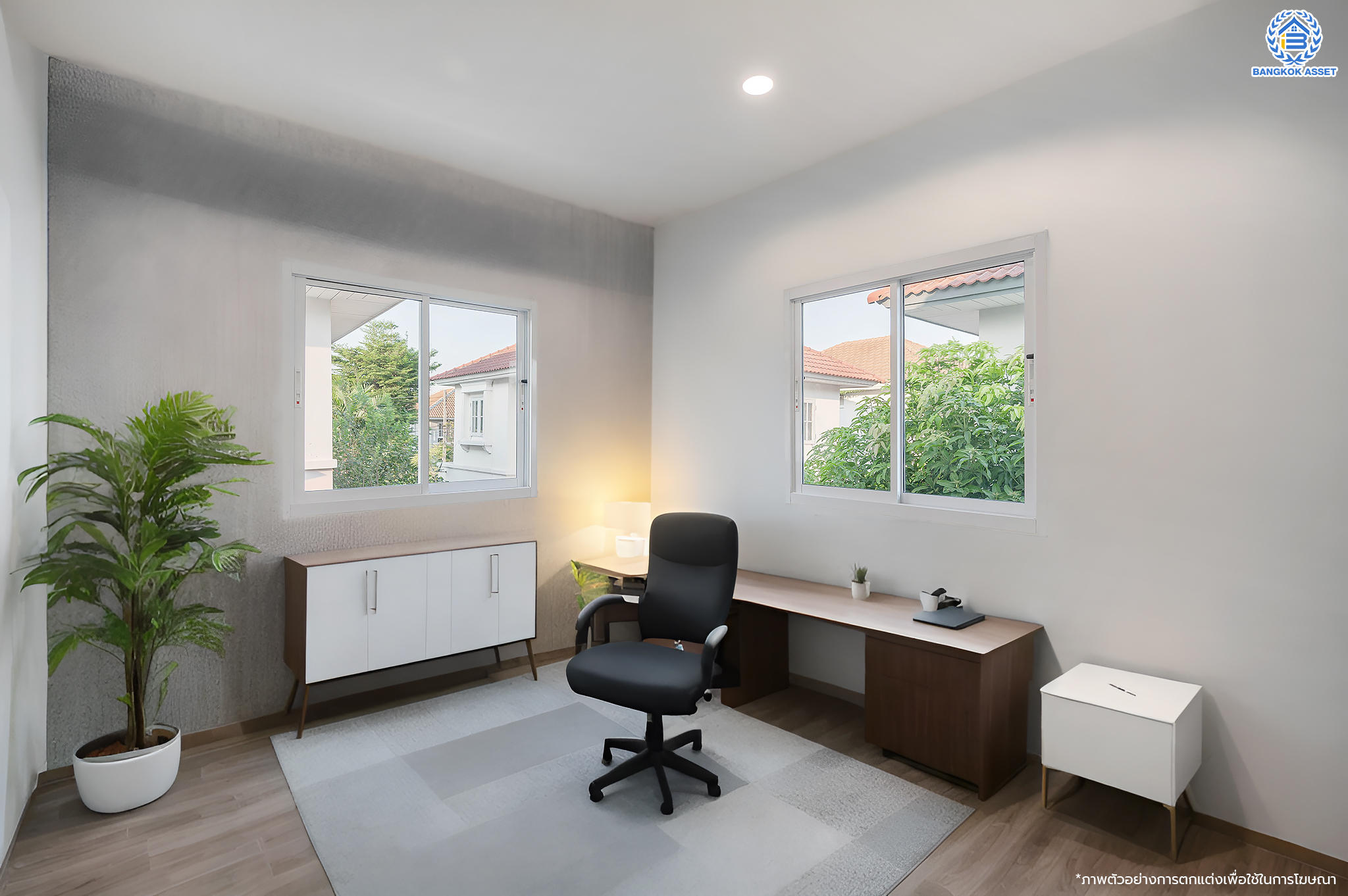 บ้านมือสองตกแต่งใหม่ โครงการ มณีรินทร์ เลคแอนด์พาร์ค ราชพฤกษ์-ติวานนท์ เนื้อที่ 60 ตร.ว. พื้นที่ใช้สอย 252.91 ตร.ม. ฟังก์ชัน 4 ห้องนอน 3 ห้องน้ำ จอดรถได้ 2 คัน บรรยากาศเงียบสงบเป็นส่วนตัว สิ่งอำนวยความสะดวกมากมาย บนทำเลติดถนนใหญ่ เชื่อมต่อถนนราชพฤกษ์ ใกล้จุดขึ้นทางด่วน "ศรีสมาน"