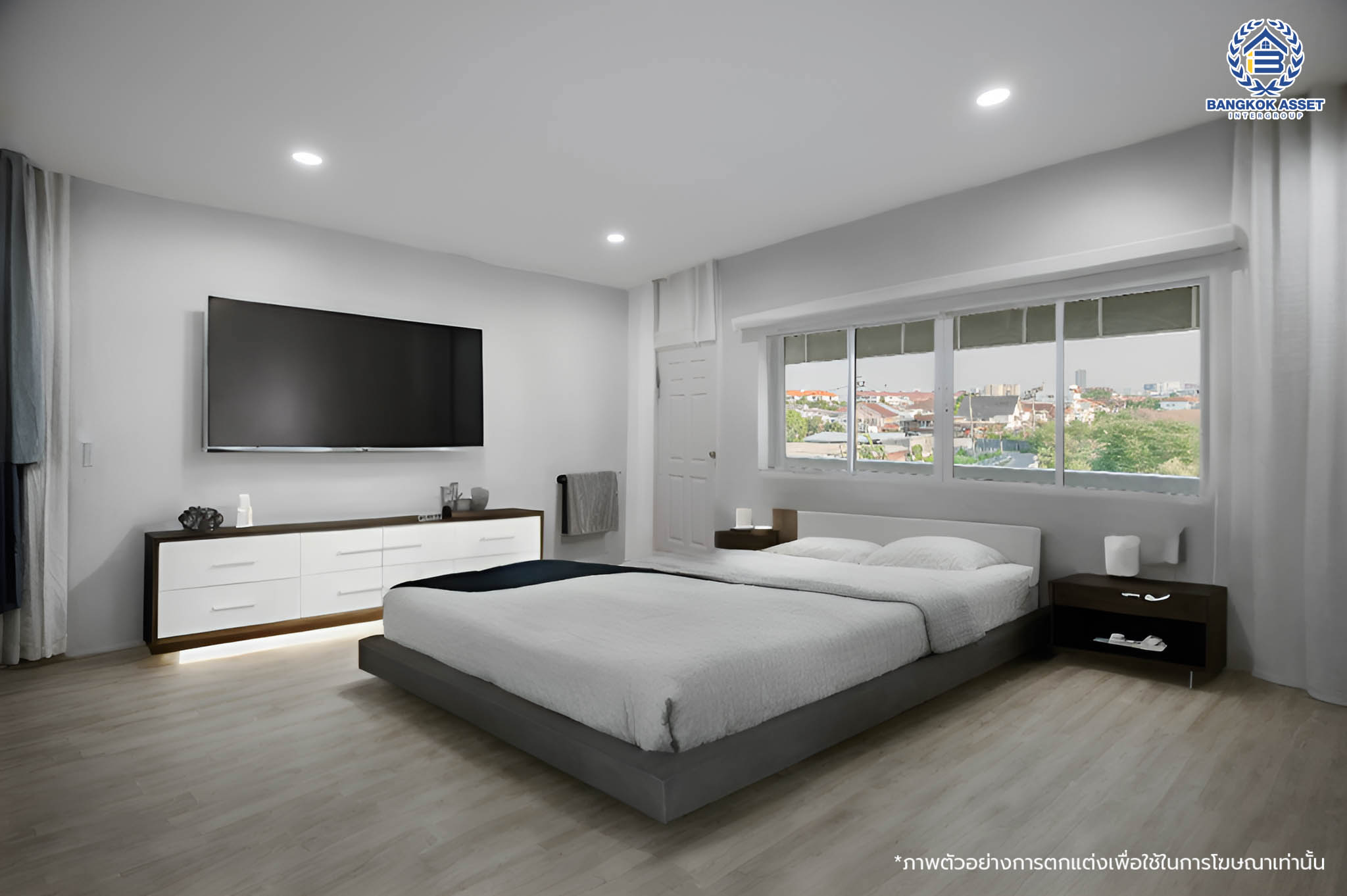 บ้านมือสองตกแต่งใหม่ โครงการ วิชั่นวิลล์5 งามวงศ์วาน-สามัคคี ทาวน์โฮม 3 ชั้น เนื้อที่ 25 ตร.ว. พื้นที่ใช้สอย 218.92 ตร.ม. ฟังก์ชัน 3 ห้องนอน 3 ห้องน้ำ 2 ที่จอดรถ พื้นที่ใช้สอยเยอะตอบโจทย์ทุกไลฟ์สไตล์ พร้อมอยู่ ทำเลเดินทางสะดวก ใกล้รถไฟฟ้าสายสีชมพู "สถานีสามัคคี" และจุดขึ้นทางด่วน "งามวงศ์วาน"