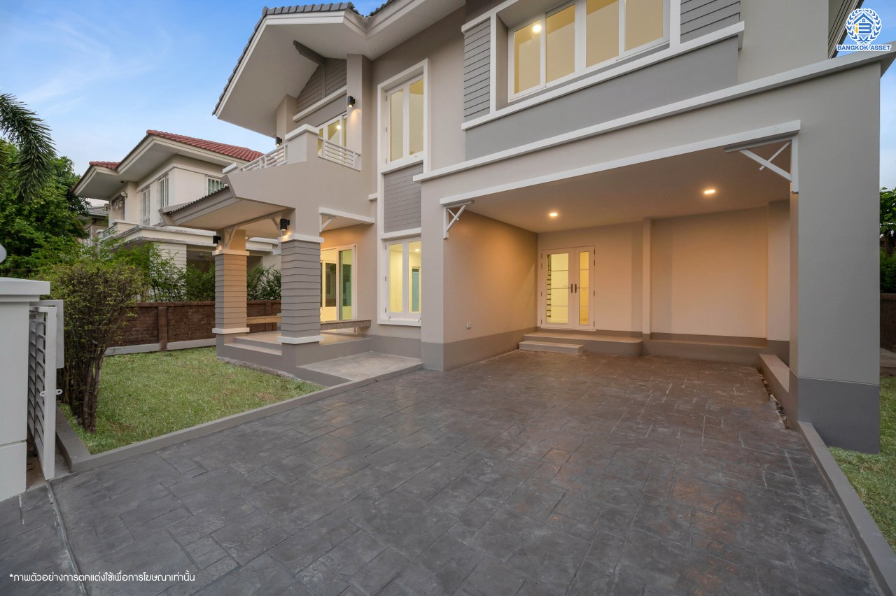 บ้านมือสองตกแต่งใหม่ โครงการ คาซ่าแกรนด์ รัตนาธิเบศร์-ราชพฤกษ์ บ้านเดี่ยวจากแบรนด์ Q.House เนื้อที่ 69.5 ตร.ว. ฟังก์ชัน 3 ห้องนอน 3 ห้องน้ำ 1 ห้องแม่บ้าน จอดรถได้ถึง 2 คัน พร้อม Facilities ครบครัน บนทำเลเดินทางสะดวก ติดถนนราชพฤกษ์ ใกล้เซ็นทรัลเวสต์เกต และรถไฟฟ้าสายสีม่วง "สถานีบางรักใหญ่"