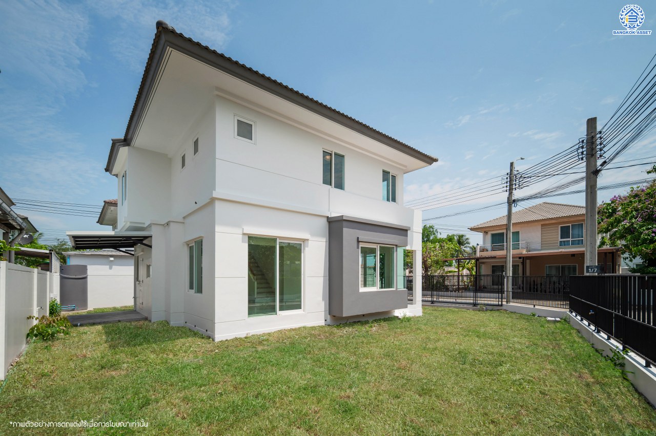 บ้านมือสองตกแต่งใหม่ โครงการ พฤกษ์ลดา บางใหญ่2 หลังมุม เนื้อที่ 71 ตร.ว. ฟังก์ชัน 3 ห้องนอน 3 ห้องน้ำ 2 ที่จอดรถ บนทำเลดี เชื่อมต่อหลายเส้นทาง ใกล้รถไฟฟ้าสายสีม่วง "สถานีคลองบางไผ่" จุดขึ้นทางด่วน "กาญจนาภิเษก" และห้างสรรพสินค้าเซ็นทรัล เวสต์เกต