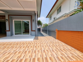 *****บ้านแฝดมือสอง โครงการ เติมรัก3 บ้านกล้วย-ไทรน้อย เนื้อที่ 45 ตร.ว. ฟังก์ชัน 3 ห้องนอน 2 ห้องน้ำ 2 ที่จอดรถ บ้านรีโนเวทใหม่พร้อมเข้าอยู่ ทำเลดี เชื่อมต่อถนนบ้านกล้วย-ไทรน้อย ถนนกาญจนาภิเษก ถนนชัยพฤกษ์