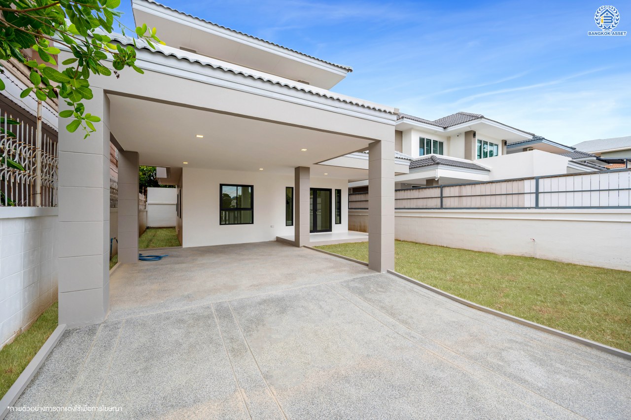 บ้านเดี่ยวตกแต่งใหม่ โครงการ มณธานี บางแค เนื้อที่ 62 ตร.ว. พื้นที่ใช้สอย 220.40 ตารางเมตร ฟังก์ชัน 3 ห้องนอน 3 ห้องน้ำ 2 ที่จอดรถ บนทำเลศักยภาพ เข้า-ออกได้ทั้ง ถนนเพชรเกษม ถนนกัลปพฤกษ์ ใกล้ห้างสรรพสินค้าเดอะมอลล์ บางแค รถไฟฟ้าสายสีน้ำเงิน "สถานีหลักสอง" และจุดขึ้นทางด่วน "กาญจนาภิเษก"