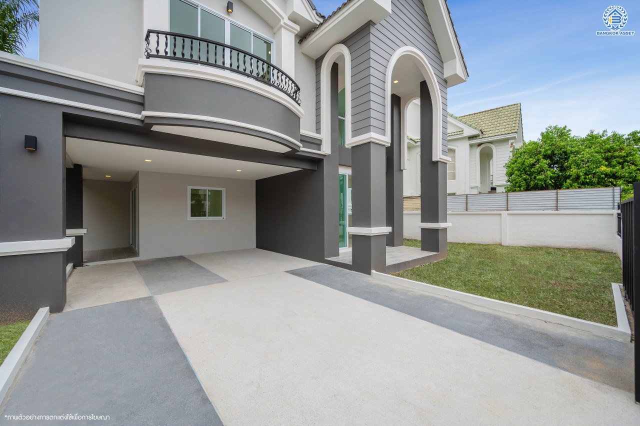 บ้านมือสองตกแต่งใหม่ โครงการ เนเบอร์โฮม วัชรพล เนื้อที่ 66.40 ตร.ว. พื้นที่ใช้สอย 173 ตร.ม. ฟังก์ชัน 4 ห้องนอน 3 ห้องน้ำ 2 ที่จอดรถ บนทำเลศักยภาพ เดินทางสะดวกเชื่อมต่อถนนสุขาภิบาล5 ถนนวัชรพล ถนนรามอินทรา ใกล้ห้างสรรพสินค้า Fashion Island และจุดขึ้นทางด่วน "รามอินทรา-อาจณรงค์"