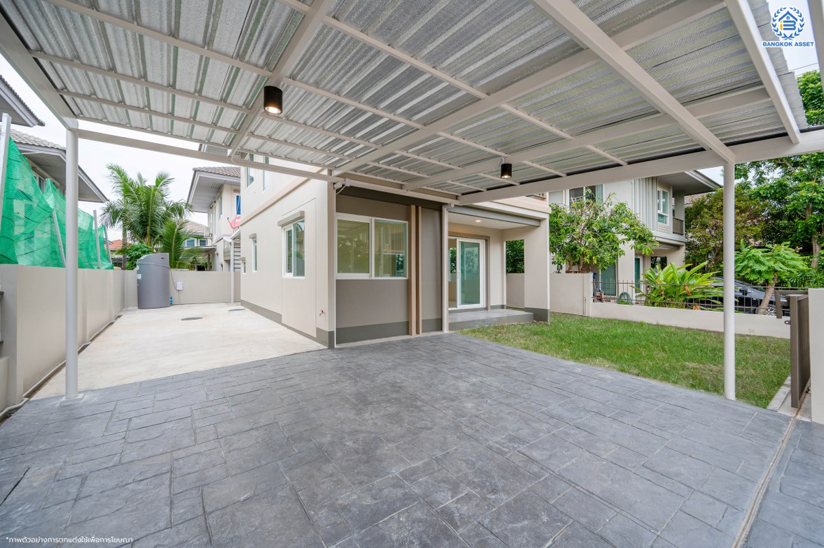 บ้านมือสองตกแต่งใหม่ โครงการ คณาสิริ พุทธมณฑลสาย4 - ศาลายา จากแบรนด์ Sansiri เนื้อที่ 50 ตร.ว. ฟังก์ชัน 3 ห้องนอน 2 ห้องน้ำ 2 ที่จอดรถ บนทำเลดี เดินทางเข้า-ออกในเมืองได้สะดวก เชื่อมต่อถนนกรุงนนท์-จงถนอม ถนนกาญจนาภิเษก ถนนศาลายา ใกล้มหาวิทยาลัยมหิดล และห้างสรรพสินค้าเซ็นทรัล ศาลายา