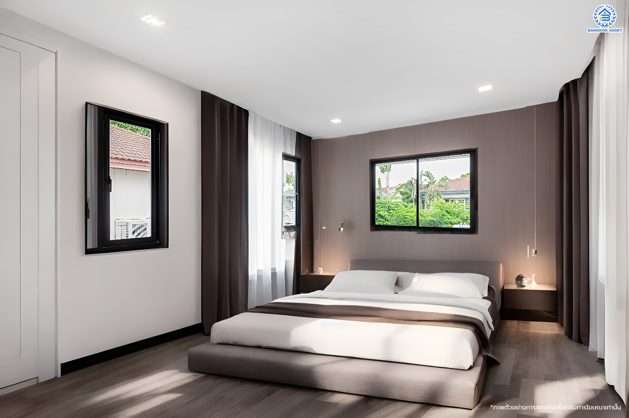 บ้านมือสองตกแต่งใหม่ โครงการ มัณฑนา วัดพระเงิน บ้านเดี่ยวจาก L&H เนื้อที่กว้างถึง 80.7 ตร.ว. พื้นที่ใช้สอย 154.67 ตร.ม. ฟังก์ชัน 4 ห้องนอน 3 ห้องน้ำ พร้อม Living กว้างขวาง บนทำเลเดินทางสะดวก ใกล้เซ็นทรัลเวสต์เกต, รถไฟฟ้าสายสีม่วง "สถานีตลาดบางใหญ่" และทางด่วน "ศรีรัช"...