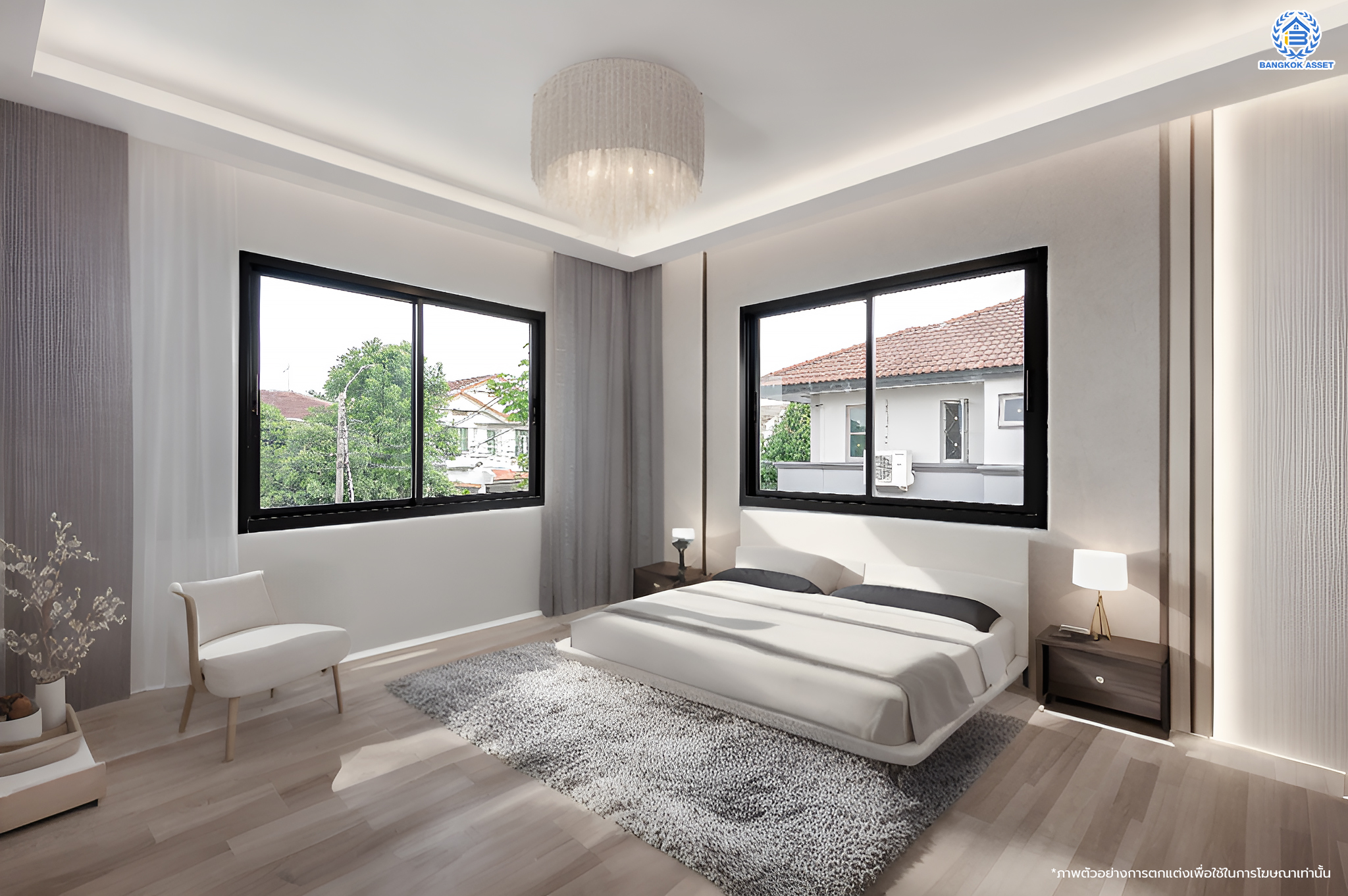 บ้านมือสองตกแต่งใหม่ โครงการ มัณฑนา วัดพระเงิน บ้านเดี่ยวจาก L&H เนื้อที่กว้างถึง 80.7 ตร.ว. พื้นที่ใช้สอย 154.67 ตร.ม. ฟังก์ชัน 4 ห้องนอน 3 ห้องน้ำ พร้อม Living กว้างขวาง บนทำเลเดินทางสะดวก ใกล้เซ็นทรัลเวสต์เกต, รถไฟฟ้าสายสีม่วง "สถานีตลาดบางใหญ่" และทางด่วน "ศรีรัช"...