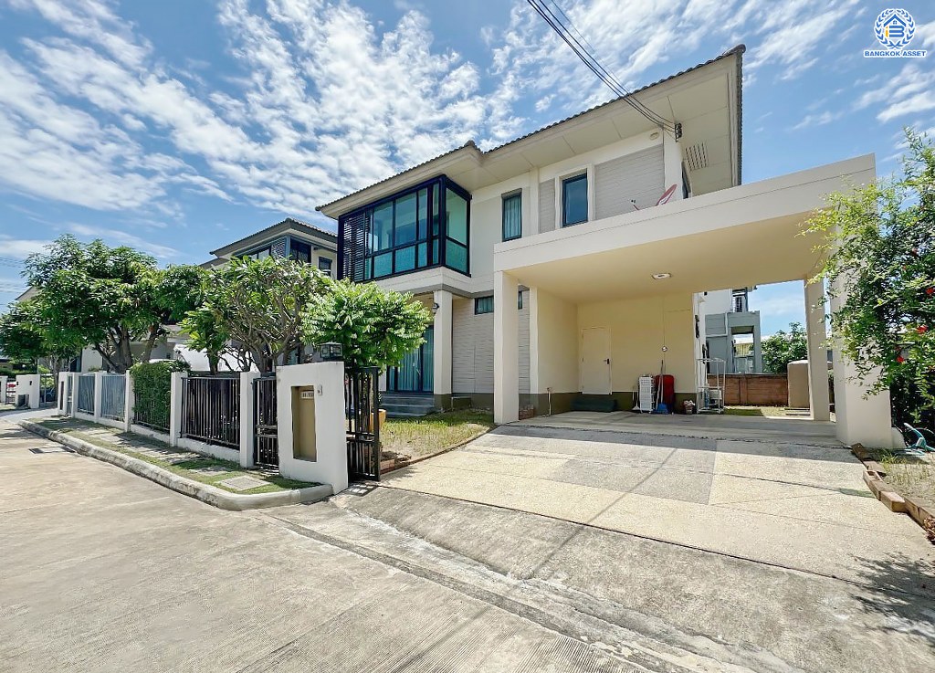 *****บ้านเดี่ยวมือสอง โครงการ สราญสิริ ติวานนท์-แจ้งวัฒนะ เนื้อที่ 52.60 ตร.ว. ฟังก์ชัน 3 ห้องนอน 3 ห้องน้ำ 2 ที่จอดรถ บ้านเดี่ยวพร้อมอยู่ ฟรีของแถมหลายรายการ โครงการบนทำเลดี เดินทางสะดวก เชื่อมต่อถนนแจ้งวัฒนะ ถนนติวานนท์ ใกล้ห้างสรรพสินค้าโรบินสัน ศรีสมาน เซ็นทรัลแจ้งวัฒนะ