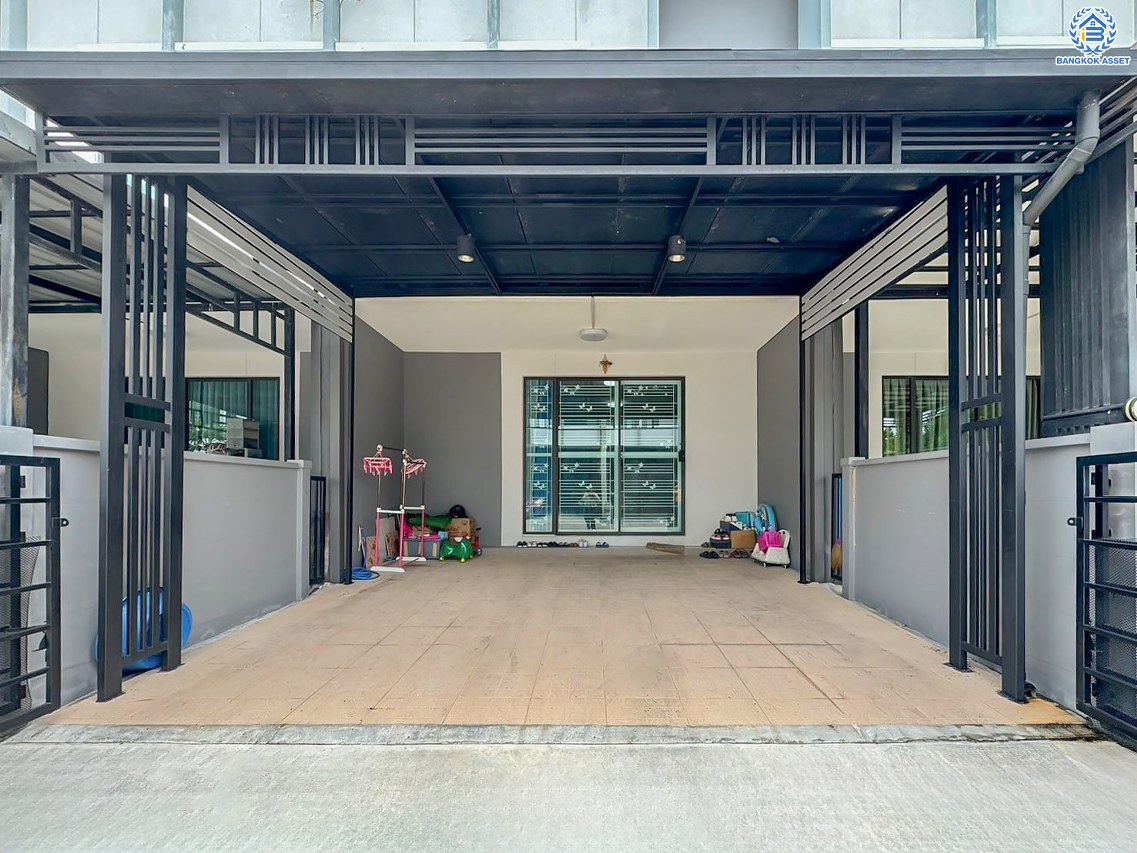 *****ทาวน์เฮ้าส์มือสอง โครงการ พลีโน่ ราชพฤกษ์-รัตนาธิเบศร์ เนื้อที่ 17.50 ตร.ว. ฟังก์ชัน 3 ห้องนอน 2 ห้องน้ำ 2 ที่จอดรถ บ้านพร้อมเข้าอยู่ โครงการบนทำเลดี เชื่อมต่อถนนกาญจนาภิเษก ถนนบางใหญ่-บางคูลัด ถนนรัตนาธิเบศร์ ใกล้รถไฟฟ้าสายสีม่วง "สถานีบางพลู"