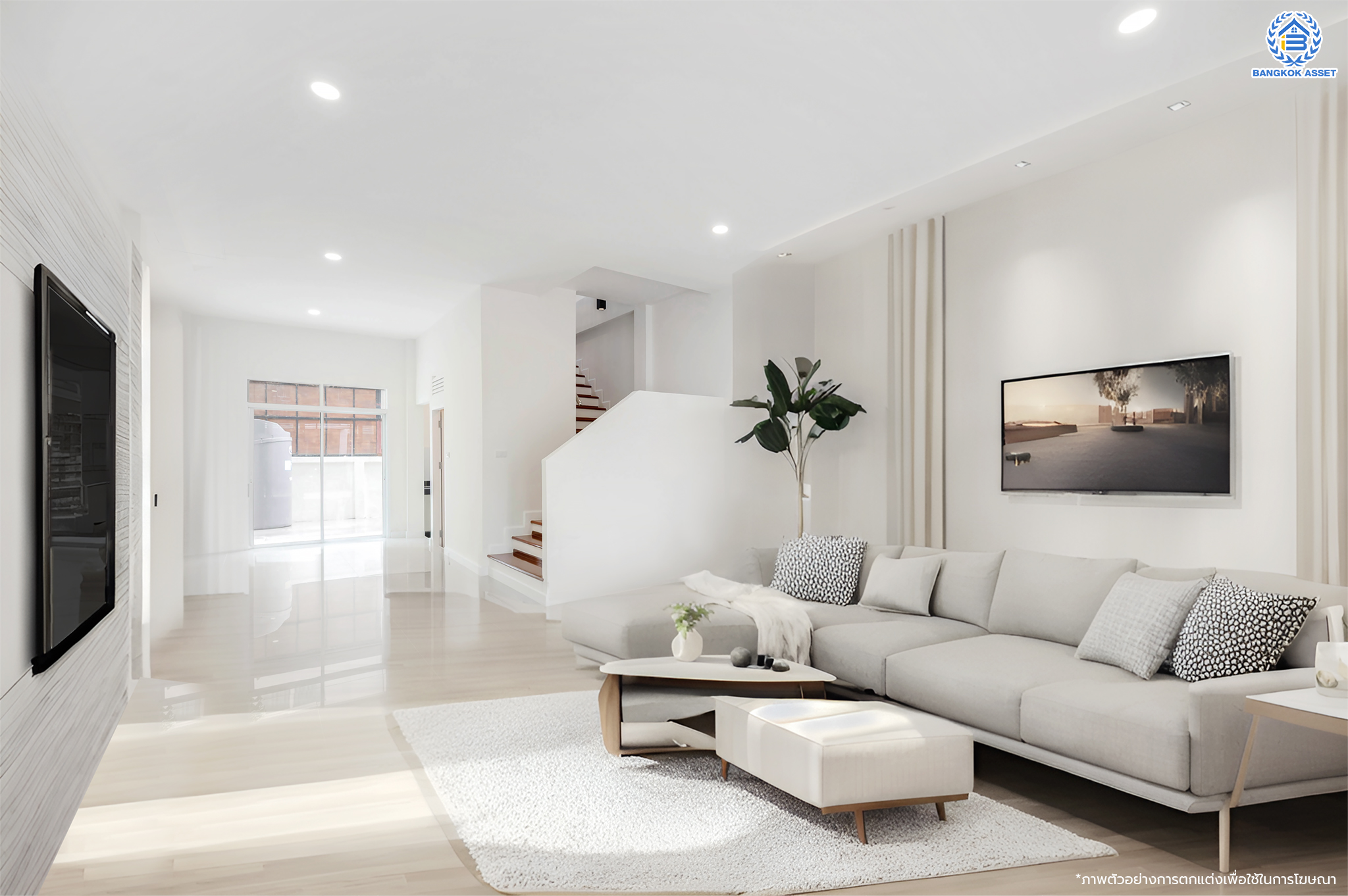 ทาวน์โฮม 3 ชั้นมือสองตกแต่งใหม่ โครงการ วิชั่นสมาร์ทซิตี้ วงศ์สว่าง-ติวานนท์ เนื้อที่ 25 ตร.ว. ฟังก์ชัน 3 ห้องนอน 3 ห้องน้ำ 2 ที่จอดรถ ทำเลเดินทางสะดวก เชื่อมต่อถนนพิบูลย์สงคราม ถนนวงศ์สว่าง ถนนกรุงเทพ-นนทบุรี ใกล้รถไฟฟ้าสายสีม่วง "สถานีแยกติวานนท์" และจุดขึ้นทางด่วน "งามวงศ์วาน"