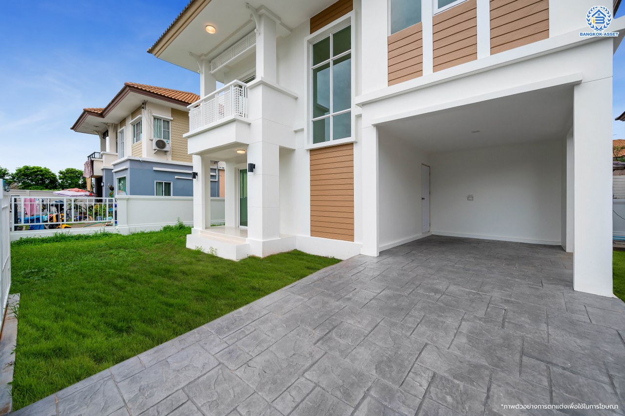 บ้านมือสองตกแต่งใหม่ โครงการ พฤกษาวิลเลจ10 บางใหญ่ เนื้อที่ 51 ตร.ว. ตอบโจทย์ทุกการอยู่อาศัย ฟังก์ชัน 3 ห้องนอน 2 ห้องน้ำ 1 ที่จอดรถ บรรยากาศเป็นส่วนตัว บนทำเลศักยภาพ เชื่อมต่อถนนกาญจนาภิเษก ใกล้เซ็นทรัลเวสต์เกต ทางด่วน "ศรีรัช" และรถไฟฟ้า "สถานีตลาดบางใหญ่"