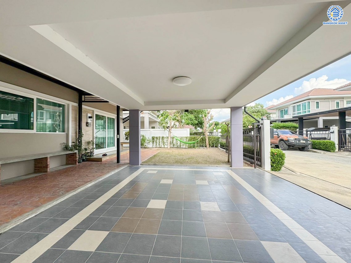 *****บ้านเดี่ยวมือสอง โครงการ ศุภาลัย พาร์ควิลล์ วงแหวน-ราชพฤกษ์ เนื้อที่กว้าง 67.50 ตร.ว. ฟังก์ชัน 3 ห้องนอน 3 ห้องน้ำ 2 ที่จอดรถ บ้านสภาพดีเยี่ยม พร้อมเข้าอยู่ บนทำเลเดินทางสะดวก เชื่อมต่อถนนสะพานนนทบุรีบางบัวทอง ถนนกาญจนาภิเษก ถนนราชพฤกษ์ ใกล้ห้างสรรพสินค้าเซ็นทรัลเวสต์เกต