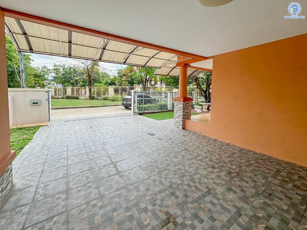 *****บ้านเดี่ยวมือสอง โครงการ เพอร์เฟคพาร์ค รัตนาธิเบศร์ เนื้อที่ 70 ตร.ว. ฟังก์ชัน 3 ห้องนอน 3 ห้องน้ำ 2 ที่จอดรถ บ้านพร้อมเข้าอยู่ แถมฟรี! เครื่องปรับอากาศ โครงการบนทำเลดี เดินทางสะดวก เข้า-ออกได้ทั้ง ถนนรัตนาธิเบศร์ ถนนราชพฤกษ์ ใกล้รถไฟฟ้าสายสีม่วง "สถานีไทรม้า" และจุดขึ้นทางด่วน "งามวงศ์วาน"