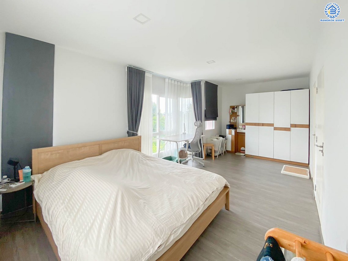 *****บ้านเดี่ยวมือสองนนทบุรี โครงการ ชัยพฤกษ์ เวสต์เกต หลังริม คุณภาพระดับ L&H เนื้อที่กว้าง 78.40 ตร.ว. ฟังก์ชัน 3 ห้องนอน 2 ห้องน้ำ บ้านสวยสภาพใหม่ บนทำเลแห่งการเดินทาง เชื่อมต่อถนนแก้วอินทร์, ถนนกาญจนาภิเษก ใกล้รถไฟฟ้าสายสีม่วง "สถานีตลาดบางใหญ่"