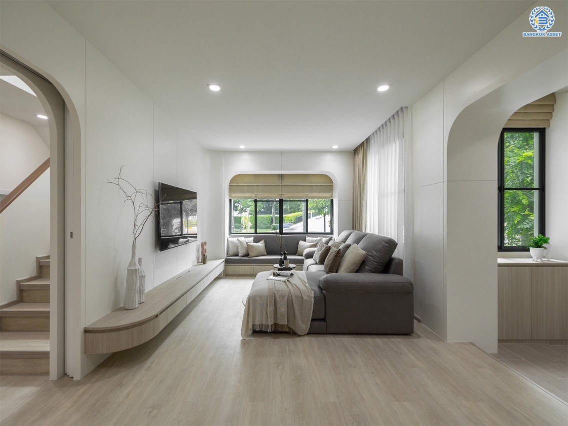 *****บ้านเดี่ยวมือสอง โครงการ นันทวัน สาทร-ราชพฤกษ์ หลังมุม เนื้อที่ 102.8 ตร.ว. พื้นที่ใช้สอย 248 ตร.ม.ฟังก์ชัน 4 ห้องนอน 3 ห้องน้ำ 2 ที่จอดรถ บ้านสวย สภาพดี บนทำเลเชื่อมต่อหลายเส้นทาง ใกล้รถไฟฟ้าสายสีน้ำเงิน "สถานีบางหว้า" แถมฟรี เครื่องปรับอากาศ 4 เครื่อง, เฟอร์นิเจอร์บิ้วอิน, ระบบไฟรองรับ EV Charger, Digital Door Lock