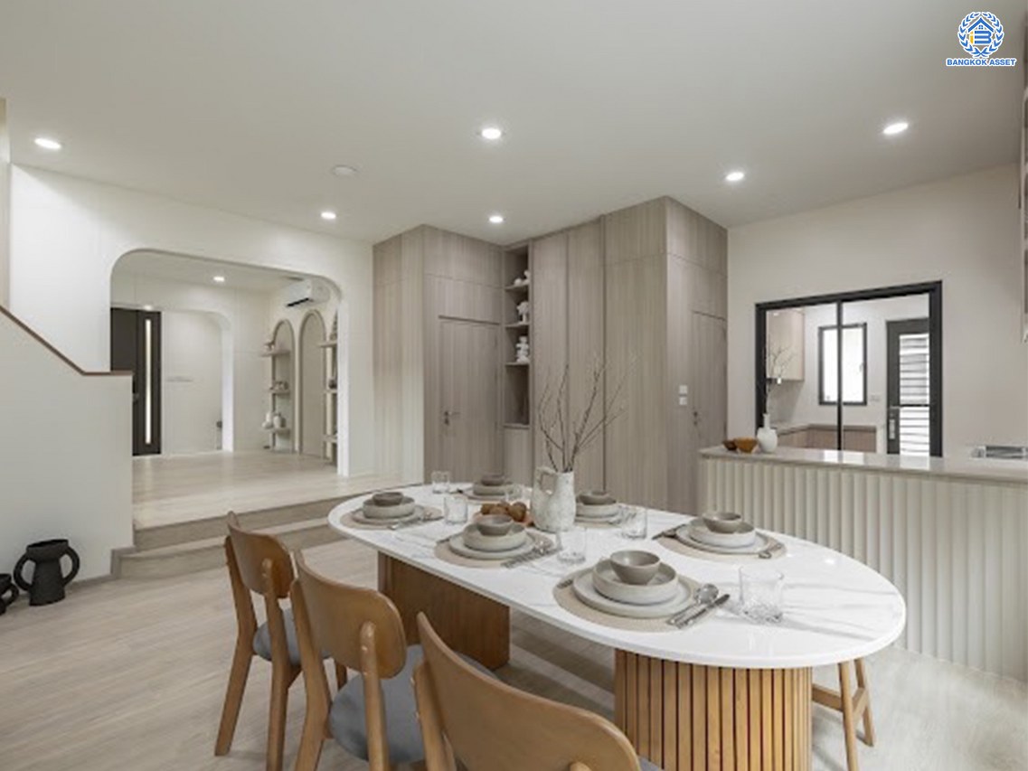 *****บ้านเดี่ยวมือสอง โครงการ นันทวัน สาทร-ราชพฤกษ์ หลังมุม เนื้อที่ 102.8 ตร.ว. พื้นที่ใช้สอย 248 ตร.ม.ฟังก์ชัน 4 ห้องนอน 3 ห้องน้ำ 2 ที่จอดรถ บ้านสวย สภาพดี บนทำเลเชื่อมต่อหลายเส้นทาง ใกล้รถไฟฟ้าสายสีน้ำเงิน "สถานีบางหว้า" แถมฟรี เครื่องปรับอากาศ 4 เครื่อง, เฟอร์นิเจอร์บิ้วอิน, ระบบไฟรองรับ EV Charger, Digital Door Lock