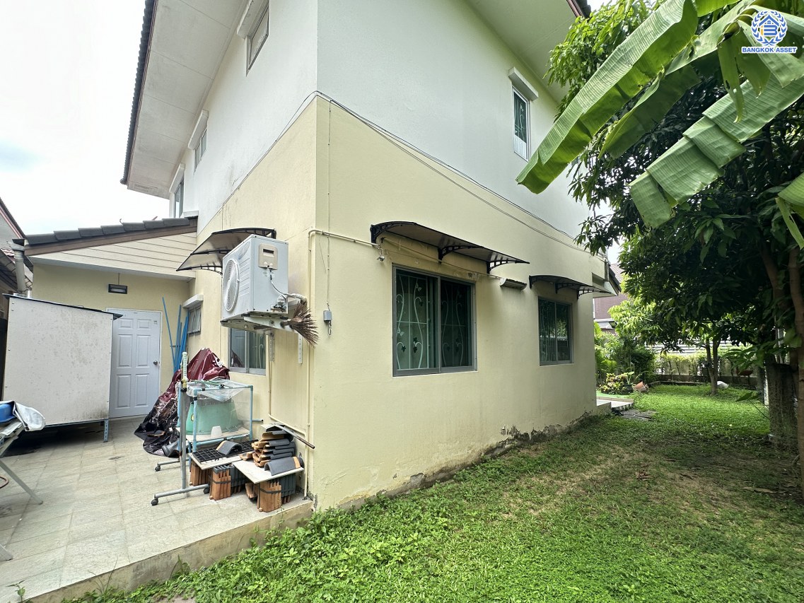 *****บ้านเดี่ยวมือสองนนทบุรี โครงการ ศศิภา บางกรวย-ไทรน้อย หลังริม เนื้อที่ 72.50 ตร.ว. ฟังก์ชัน 4 ห้องนอน 3 ห้องน้ำ จอดรถได้ 2 คัน โครงการตั้งบนทำเลเดินทางสะดวก เชื่อมต่อถนนบางกรวย-ไทรน้อย และ ใกล้เซ็นทรัลเวสต์เกต รถไฟฟ้าสายสีม่วง "สถานีบางพลู"