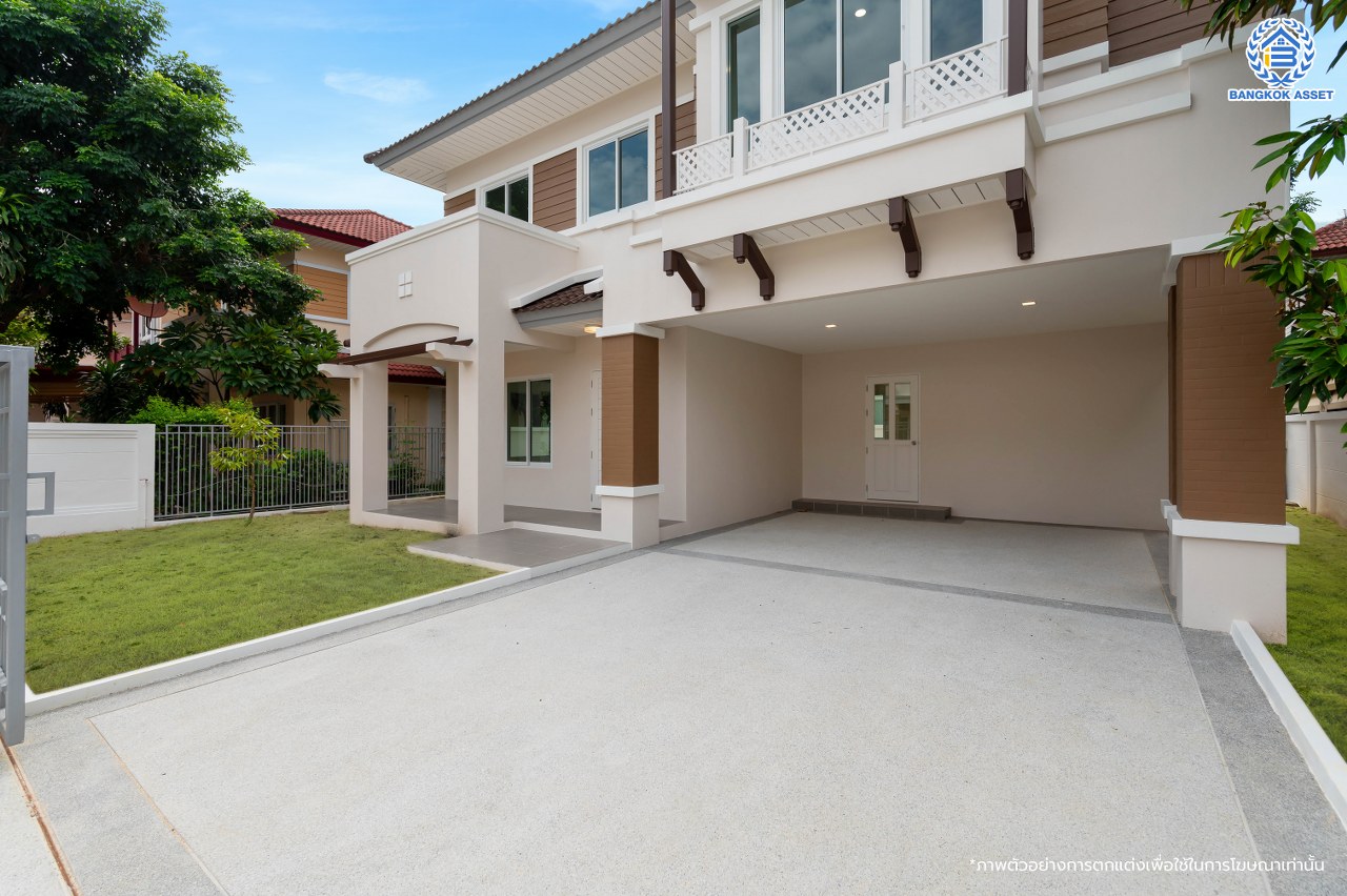 บ้านมือสองตกแต่งใหม่ โครงการ เพอร์เฟคเพลส รัตนาธิเบศร์-ไทรม้า บนเนื้อที่ 59.80 ตร.ว. พื้นที่ใช้สอย 205.5 ตร.ม. ฟังก์ชัน 3 ห้องนอน 3 ห้องน้ำ จอดรถได้ 2 คัน ใกล้ 2 เซ็นทรัล บนทำเลเชื่อมต่อได้หลายเส้นทาง ติดถนนรัตนาธิเบศร์ และ รถไฟฟ้าสายสีม่วง "สถานีบางรักน้อยท่าอิฐ"