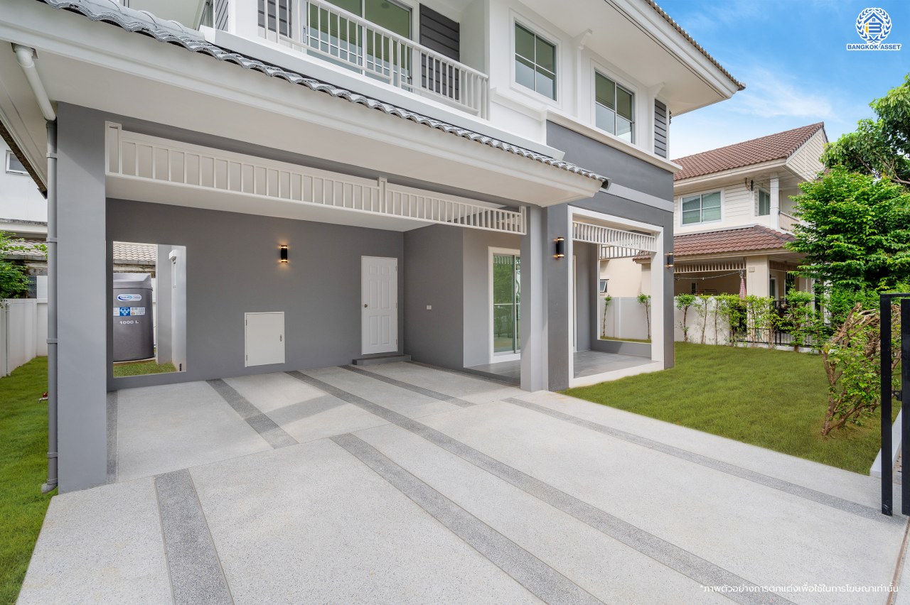 บ้านมือสองตกแต่งใหม่ โครงการ ชัยพฤกษ์ บางใหญ่ บ้านเดี่ยวแบรนด์คุณภาพ L&H สภาพแวดล้อมดี พร้อม Facilities ครบครัน บนเนื้อที่ 61.00 ตร.ว. พื้นที่ใช้สอย 177.47 ตร.ม. ฟังก์ชัน 3 ห้องนอน 3 ห้องน้ำ จอดรถได้ 2 คัน บนทำเลเดินทางสะดวก ใกล้รถไฟฟ้าสายสีม่วง "สถานีคลองบางไผ่" และเพียง 5 นาทีถึงเซ็นทรัล เวสต์เกต...