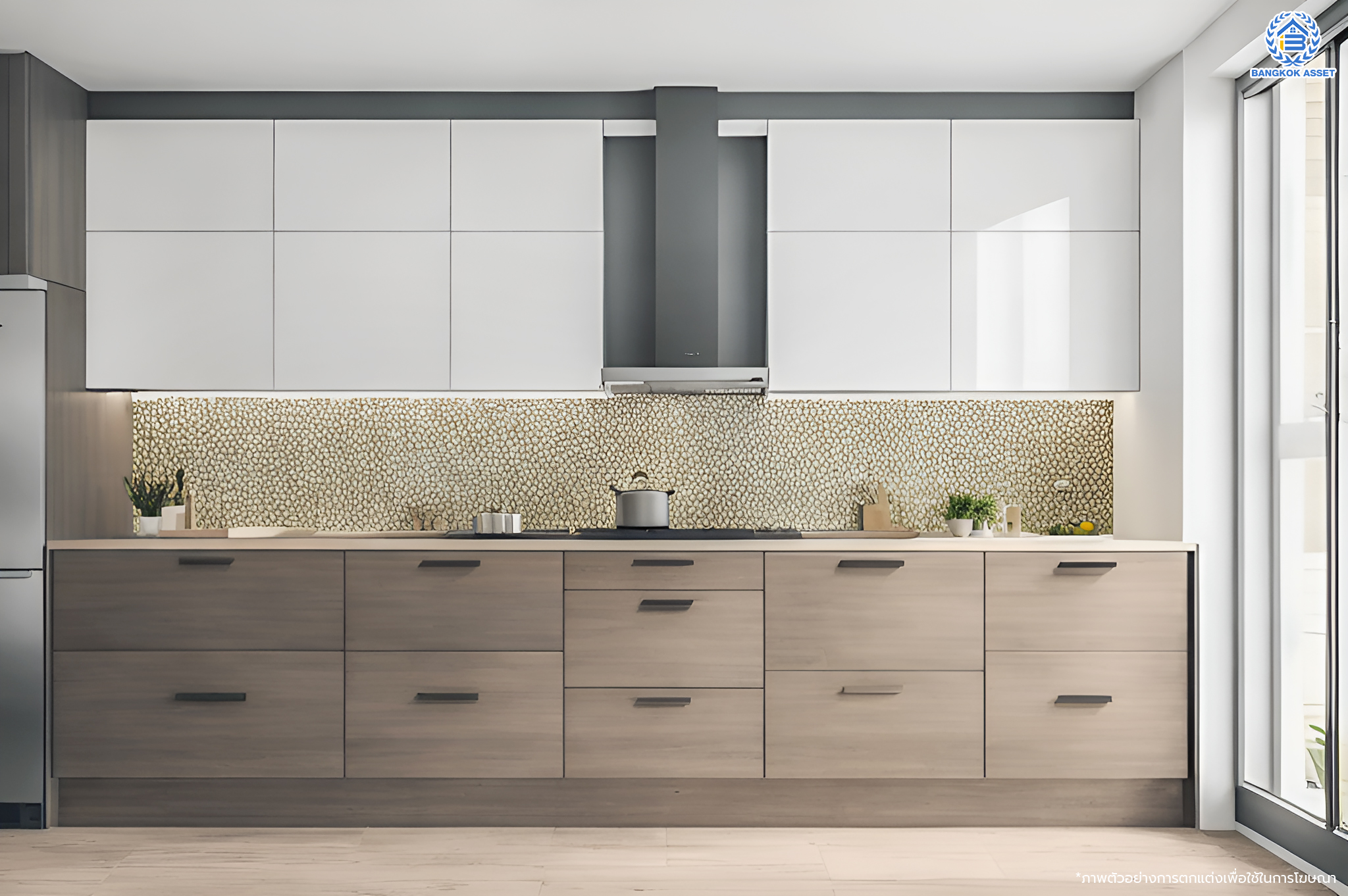 บ้านมือสองตกแต่งใหม่ แบรนด์ L&H โครงการ ชัยพฤกษ์ บางบัวทอง เนื้อที่ 74.70 ตร.ว. พื้นที่ใช้สอย 249.93 ตร.ม. ฟังก์ชัน 3 ห้องนอน 3 ห้องน้ำ จอดรถได้ 2 คัน มาพร้อม Facilities ภายในโครงการครบครัน บนทำเลเดินทางสะดวก ติดถนนบางกรวย-ไทรน้อย ใกล้เซ็นทรัลเวสต์เกต และรถไฟฟ้าสายสีม่วง "สถานีบางพลู"