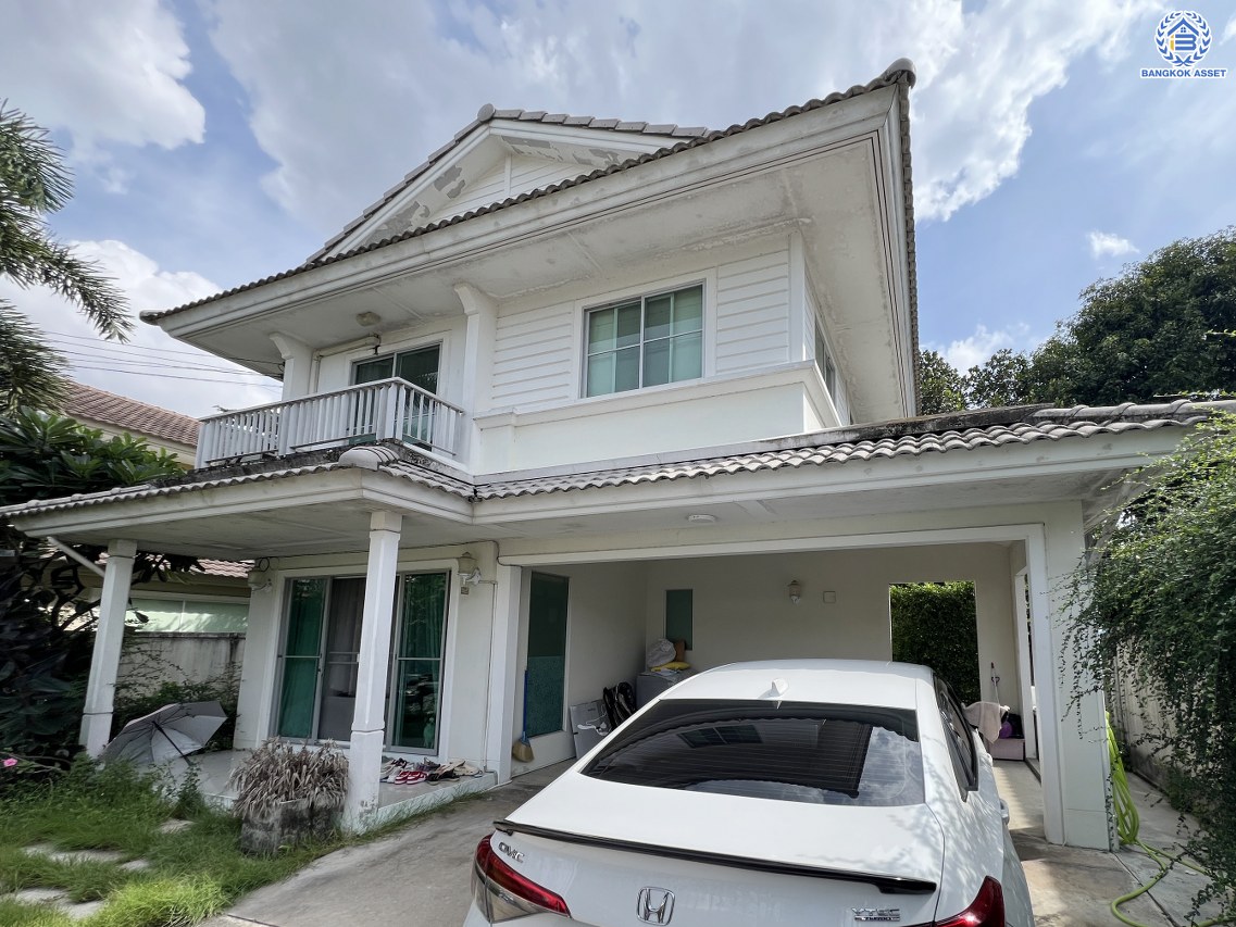 *****บ้านเดี่ยวมือสองนนทบุรี โครงการ พฤกษ์ลดา วงแหวน-รัตนาธิเบศร์ เนื้อที่กว้าง 54 ตร.ว. ฟังก์ชัน 3 ห้องนอน 3 ห้องน้ำ 2 ที่จอดรถ บนทำเลแห่งการเดินทาง เชื่อมต่อถนนกาญจนาภิเษก ใกล้รถไฟฟ้าสายสีม่วง "สถานีคลองบางไผ่"