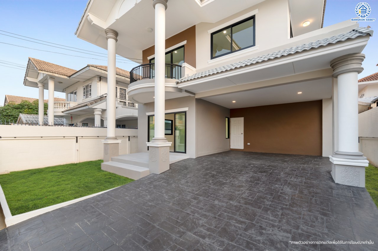 บ้านมือสองตกแต่งใหม่ โครงการ กานดา คลาสสิค วิลล์ เพชรเกษม81 รองรับทุกความสุขบนเนื้อที่ 54.70 ตร.ว. พื้นที่ใช้สอย 203.02 ตร.ม. ฟังก์ชัน 3 ห้องนอน 3 ห้องน้ำ จอดรถได้ 2 คัน พร้อมเข้าอยู่ บนทำเลเดินทางสะดวกเชื่อมต่อ ถนนเพชรเกษม, ถนนเอกชัย, ถนนกาญจนาภิเษก, ถนนพระราม2 ใกล้จุดขึ้นทางด่วน "พระราม2" และเซ็นทรัล พระราม2