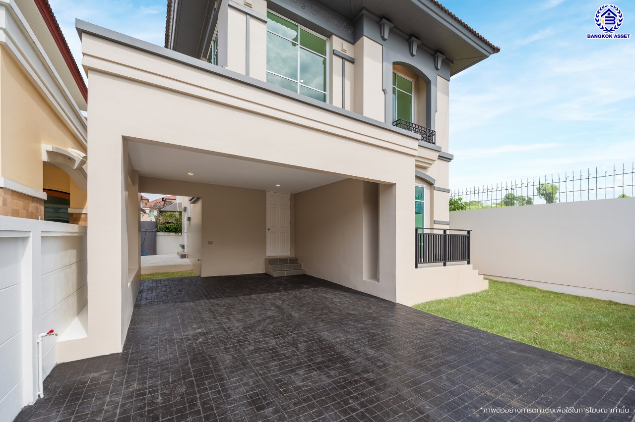 บ้านมือสองตกแต่งใหม่ โครงการ เดอะซิตี้1 ปิ่นเกล้า-พระราม5-นครอินทร์ หลังริม เนื้อที่ 52.60 ตร.ว. พื้นที่ใช้สอย 175.57 ตร.ม. ฟังก์ชัน 3 ห้องนอน 3 ห้องน้ำ 2 ที่จอดรถ ทำเลเดินทางสะดวก เชื่อมต่อถนนนครอินทร์ ถนนกาญจนาภิเษก ถนนราชพฤกษ์ ใกล้รถไฟฟ้าสายสีม่วง "สถานีแยกติวานนท์"