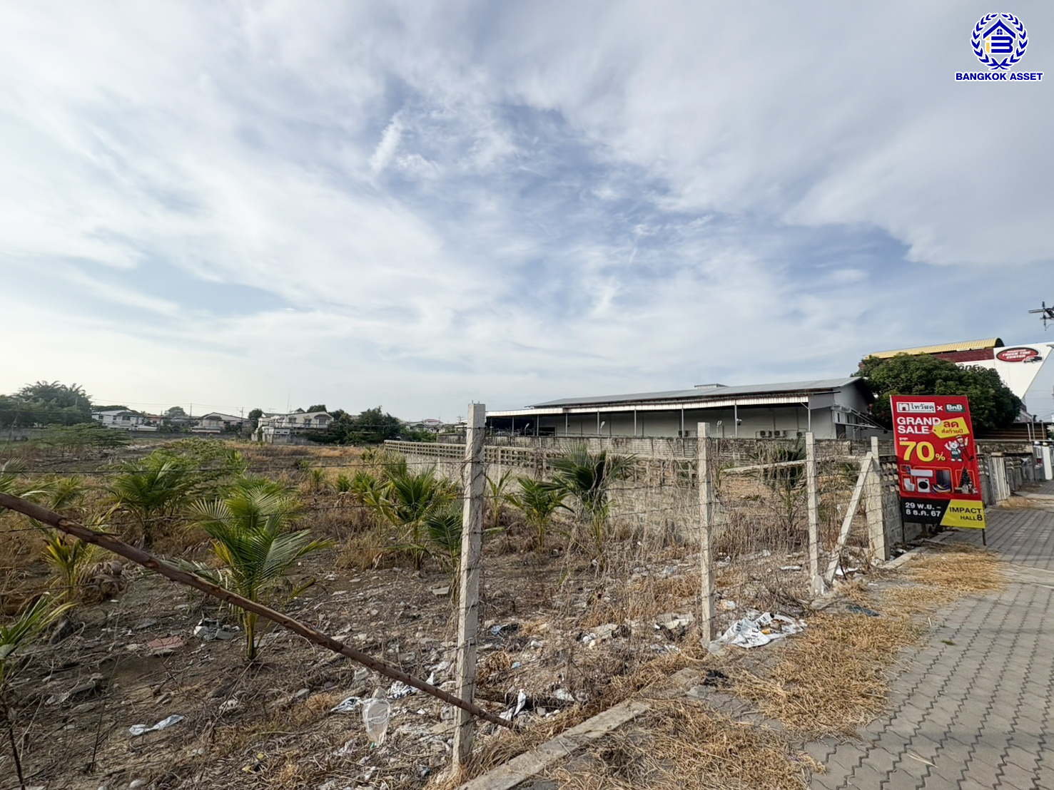 *****ที่ดินเปล่า ถนนติวานนท์-ปทุมธานี เนื้อที่ 3 ไร่ 1 งาน 345 ตร.ว. บนทำเลเดินทางสะดวก เชื่อมต่อ ถนนติวานนท์-ปทุมธานี , ถนนรังสิต-ปทุมธานี, ถนนติวานนท์ และจุดขึ้นทางด่วน "ศรีรัช"