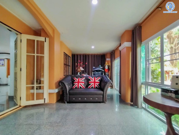 *****บ้านเดี่ยวมือสอง โครงการ ปาริชาติ 345 หลังมุม เนื้อที่กว้าง 76 ตร.ว.พื้นที่ใช้สอย 140 ตร.ม. ฟังก์ชัน 4 ห้องนอน 3 ห้องน้ำ 2 ที่จอดรถ บนทำเลเดินทางสะดวกสบาย เชื่อมต่อถนนสะพานนนทบุรี-บางบัวทอง ถนนรัตนาธิเบศร์ ถนนราชพฤกษ์ ใกล้ห้างสรรพสินค้าโรบินสันศรีสมาน