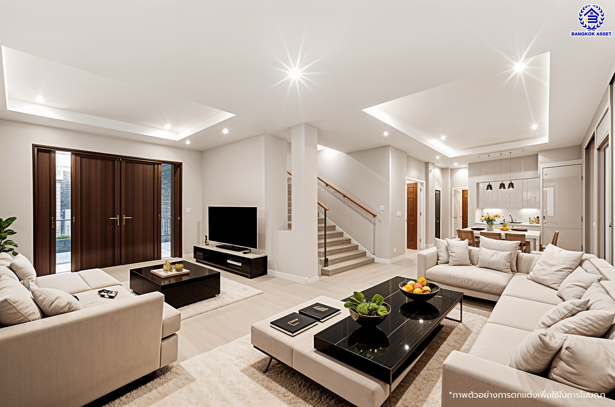 บ้านมือสองตกแต่งใหม่ โครงการ บางกอก บูเลอวาร์ด สาทร-ปิ่นเกล้า จาก SC ASSET เนื้อที่ 72.7 ตร.ว. บนพื้นที่ใช้สอยกว่า 330.08 ตร.ม. ฟังก์ชัน 4 ห้องนอน 4 ห้องน้ำ จอดรถได้ 3 คัน บนทำเลใจกลางราชพฤกษ์ ใกล้ห้างเซ็นทรัล เวสต์วิลล์, ทางพิเศษประจิมรัถยา พร้อมเชื่อมสู่สาทร-ปิ่นเกล้า ได้อย่างรวดเร็ว