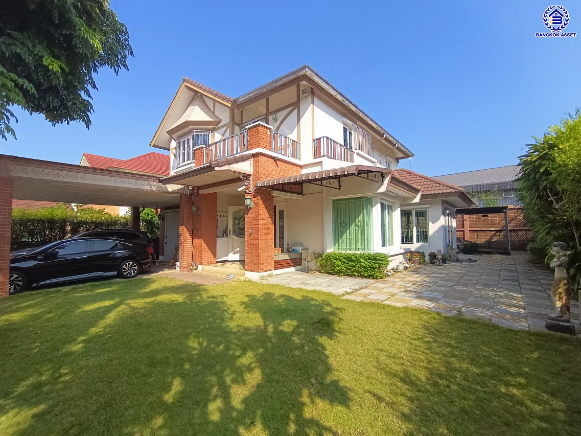 *****บ้านเดี่ยวมือสอง โครงการ ลัดดารมย์ อิลิแกนซ์ พระราม5-2 เนื้อที่กว้าง 113.30 ตร.ว. พื้นที่ใช้สอย 250 ตร.ม. ฟังก์ชัน 3 ห้องนอน 4 ห้องน้ำ 2 ที่จอดรถ แถมฟรี! เครื่องปรับอากาศ, เครื่องทำน้ำอุ่น, เครื่องดูดควัน และเตาไฟฟ้า บนทำเลเดินสะดวก เชื่อมต่อถนนนครอินทร์ ถนนราชพฤกษ์ ถนนกาญจนาภิเษก ใกล้รถไฟฟ้าสายสีม่วง "สถานีไทรม้า"