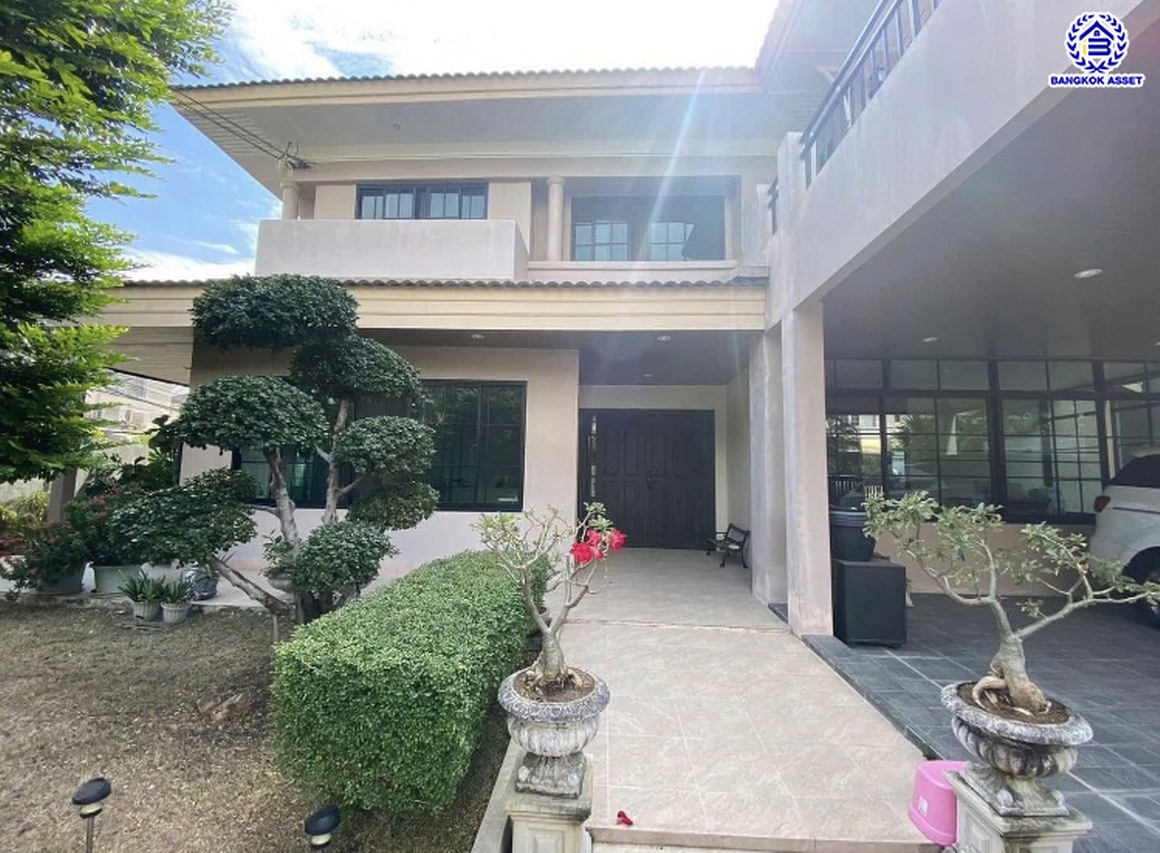 *****บ้านเดี่ยวมือสองนนทบุรี โครงการ ธารา ราชพฤกษ์-ปิ่นเกล้า หลังมุม เนื้อที่ 84 ตร.ว. พื้นที่ใช้สอย 290 ตร.ม. ฟังก์ชัน 3 ห้องนอน 3 ห้องน้ำ 2 ที่จอดรถ บ้านสวยพร้อมเข้าอยู่ ทำเลโครงการดี เดินทางสะดวก เชื่อมต่อถนนนครอินทร์ ถนนกาญจนาภิเษก ใกล้รถไฟฟ้าสายสีแดง "สถานีตลิ่งชัน" และจุดขึ้นทางด่วน "ศรีรัช-วงแหวนรอบนอก"