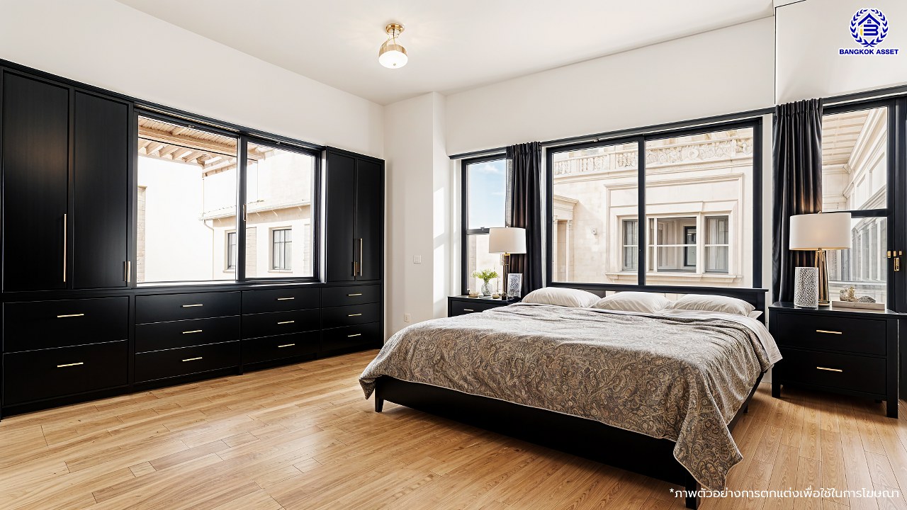 บ้านมือสองตกแต่งใหม่ โครงการ มณียา มาสเตอร์พีช รัตนาธิเบศร์ แบรนด์ Property Perfect เนื้อที่ 54.00 ตร.ว. พื้นที่ใช้สอย 153.56 ตร.ม. ฟังก์ชัน 4 ห้องนอน 2 ห้องน้ำ 2 ที่จอดรถ บนทำเลที่ดีที่สุด เชื่อมต่อ ถนนรัตนาธิเบศร์ และ ถนนราชพฤกษ์ ใกล้รถไฟฟ้าสายสีม่วง "สถานีบางรักน้อยท่าอิฐ" และ "สถานีไทรม้า" ใกล้ทั้งเซ็นทรัลรัตนาธิเบศร์, เซ็นทรัลเวสต์เกต